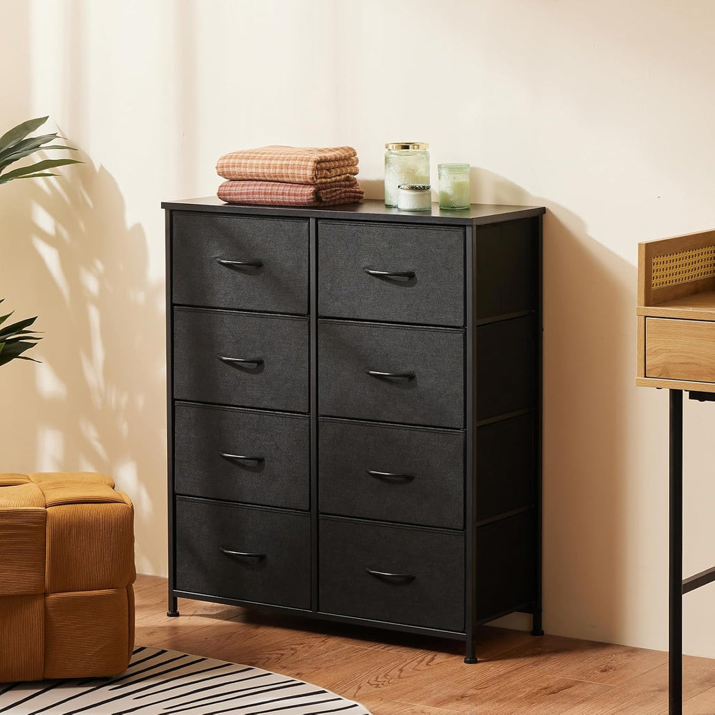 8-Drawer Multifunction Fabric Dresser 🧺｜Large Storage Organizer for Bedroom, Closet & Entryway