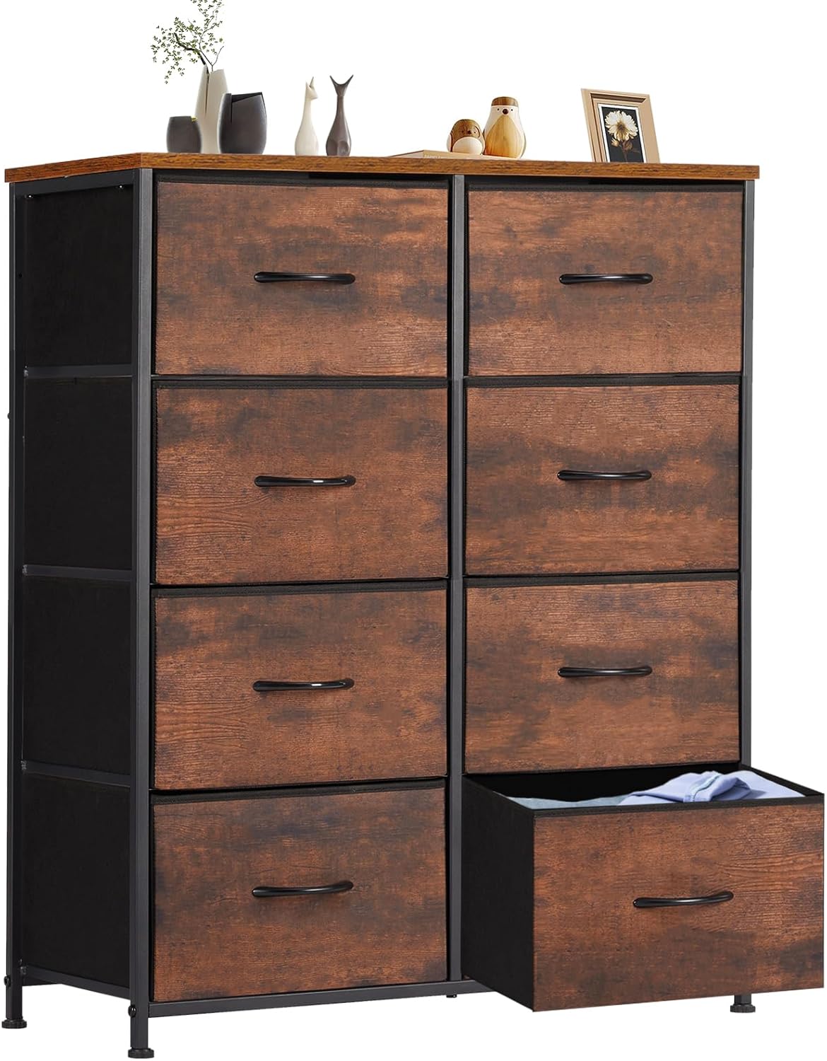 8-Drawer Multifunction Fabric Dresser 🧺｜Large Storage Organizer for Bedroom, Closet & Entryway