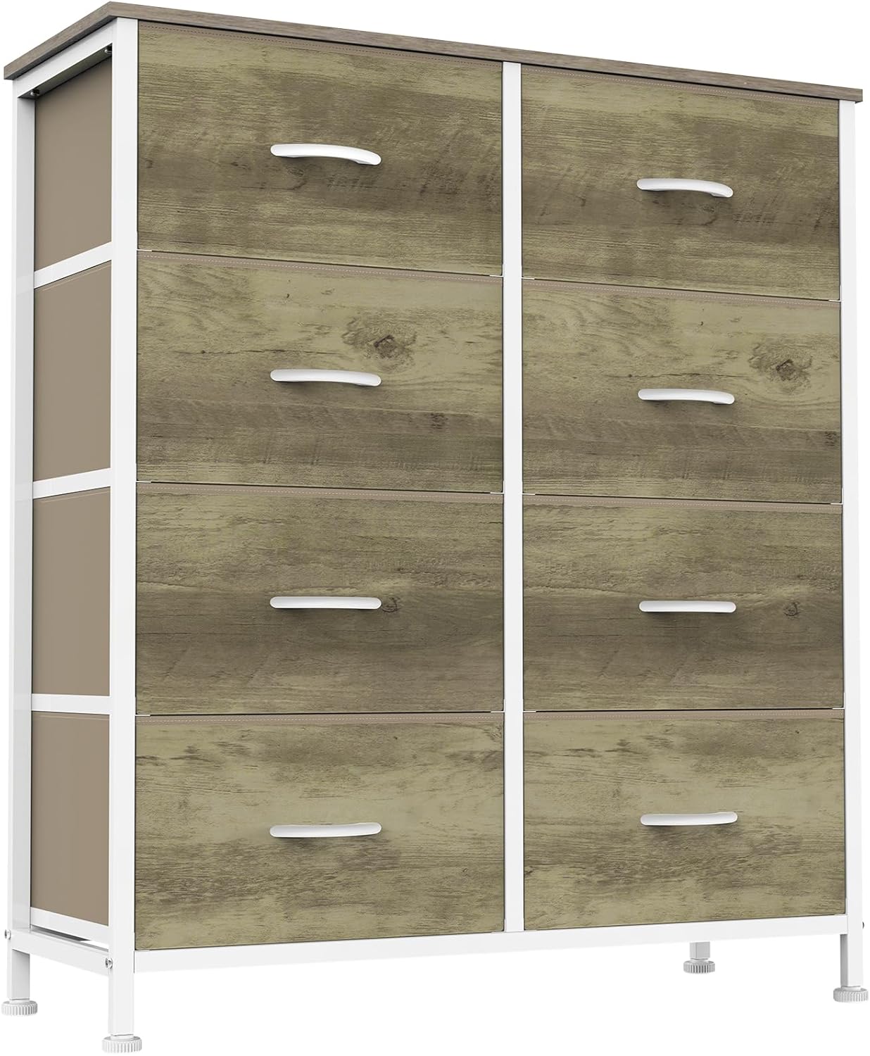 8-Drawer Multifunction Fabric Dresser 🧺｜Large Storage Organizer for Bedroom, Closet & Entryway