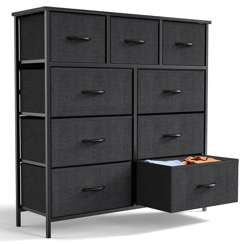 Multi-Functional Drawer Chest ✨｜7–16 Drawers Storage Organizer with Steel Frame & Wooden Top