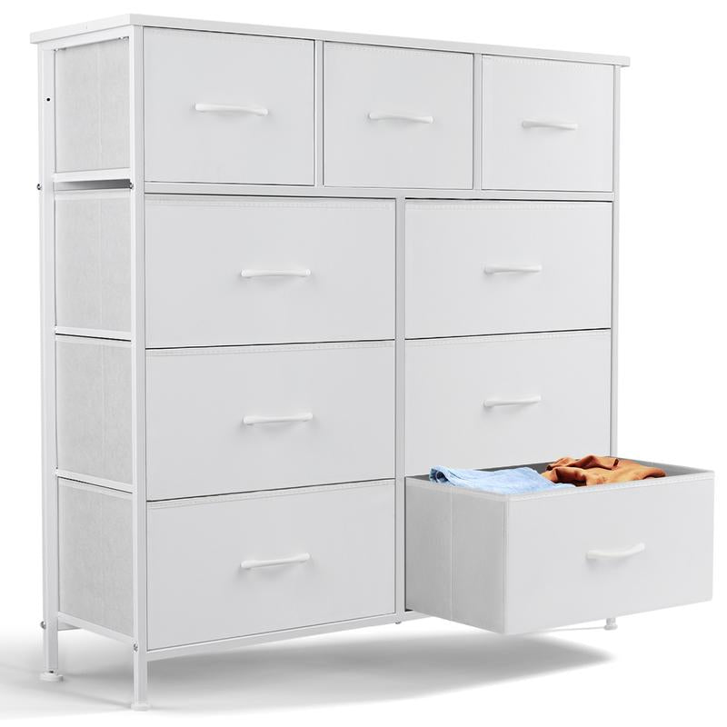 Multi-Functional Drawer Chest ✨｜7–16 Drawers Storage Organizer with Steel Frame & Wooden Top
